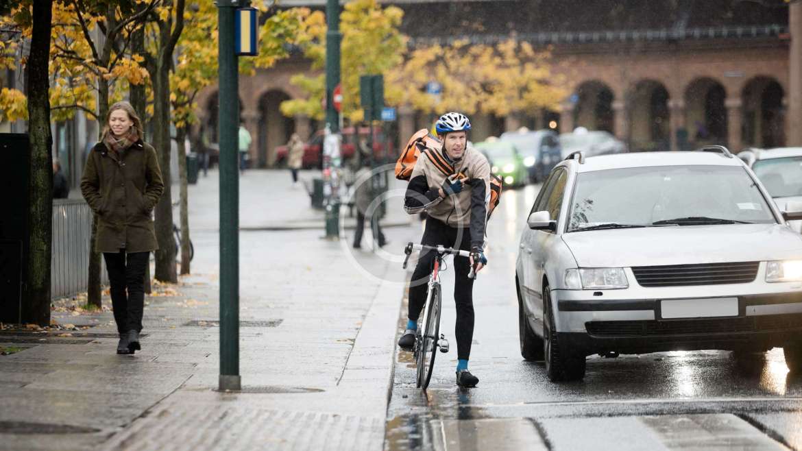 The Cyclist and the Roadworks